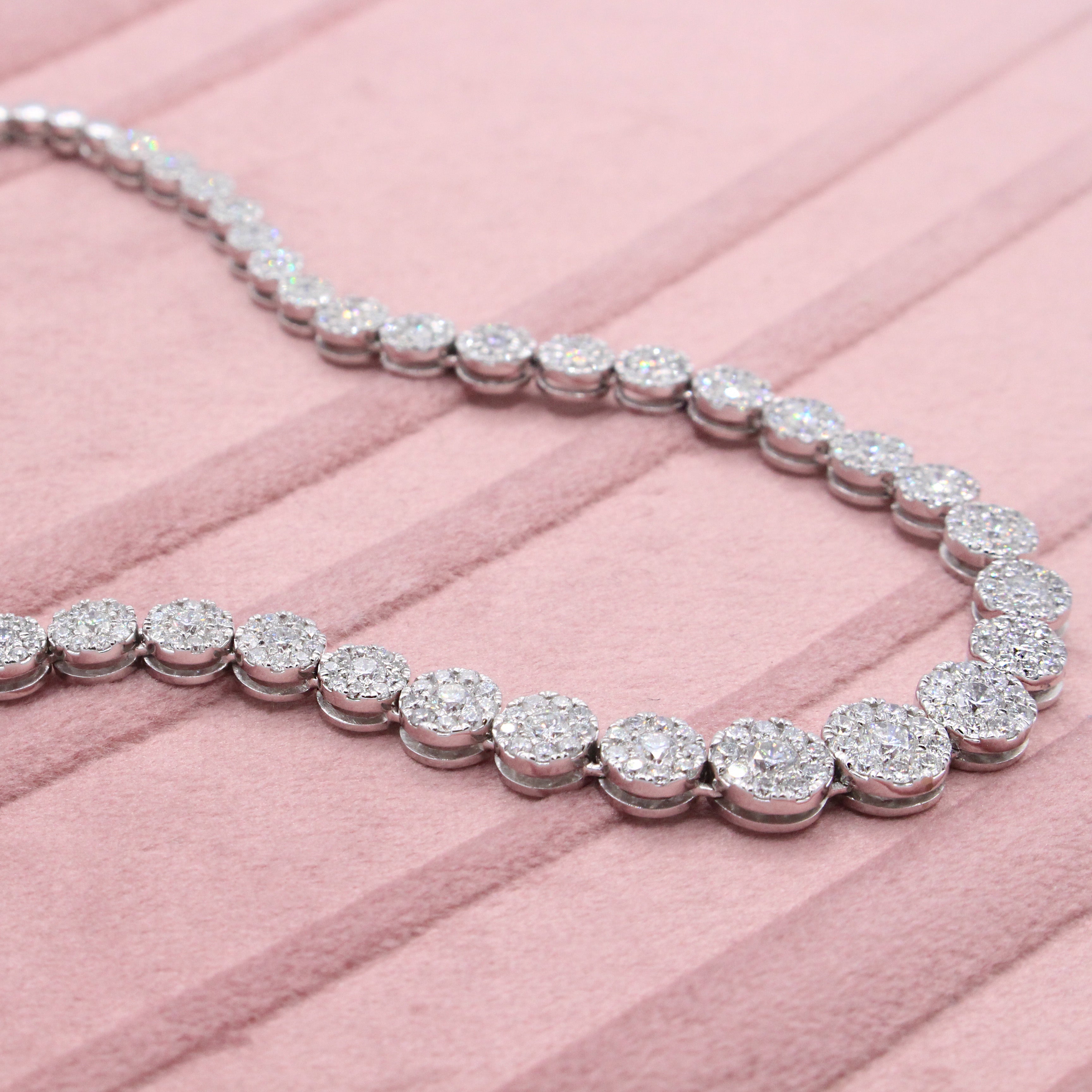 Flower Diamond Necklace