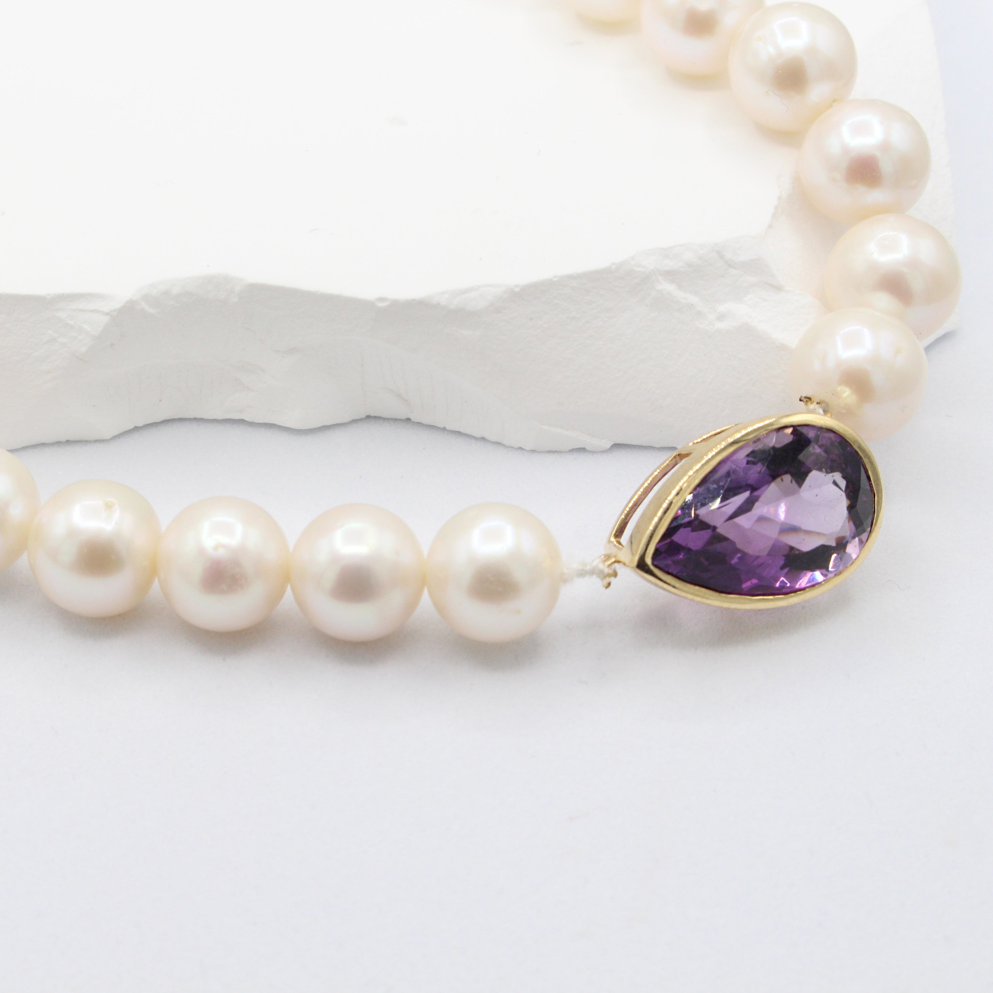 Pearl & Amethyst Necklace