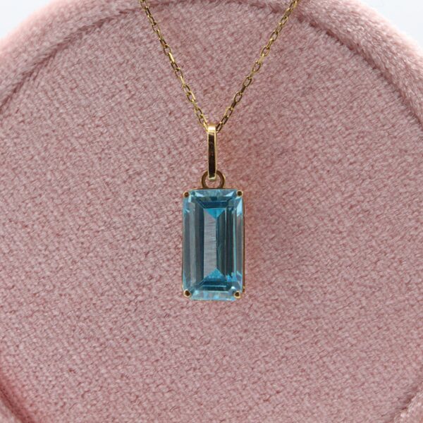 Blue Topaz Pendant